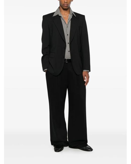 Tom Ford Gray Polka Dot-Pattern Shirt for men