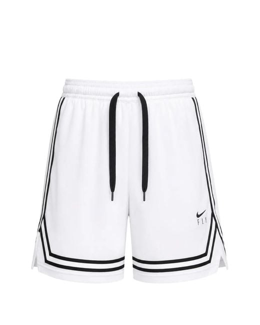 Nike White Fly Crossover Mesh Shorts