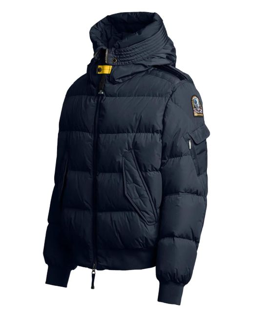 メンズ Parajumpers フーデッド パデッドジャケット Blue