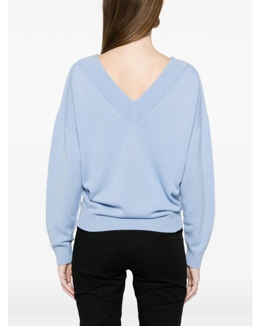 Tom Ford Blue Pull À Col V