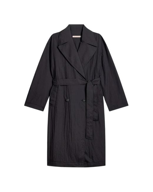 Vanessa Bruno Blue Hippolyte Textured-Finish Trench Coat