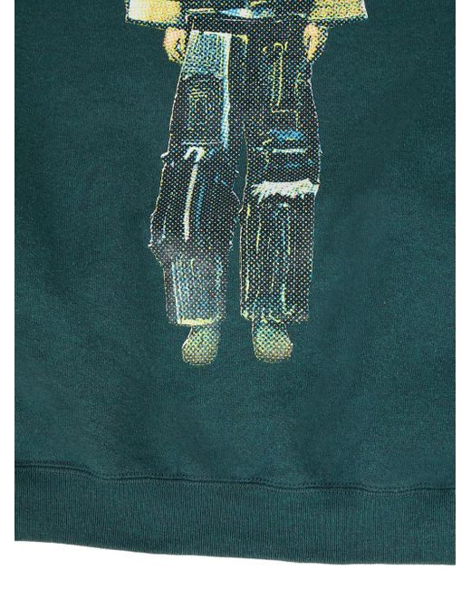 DRx FARMAxY FOR LN-CC Green Graphic-Print Crew-Neck Sweatshirt