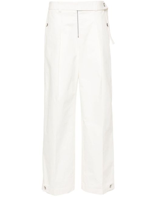 Pantalon à coupe droite Jil Sander en coloris White