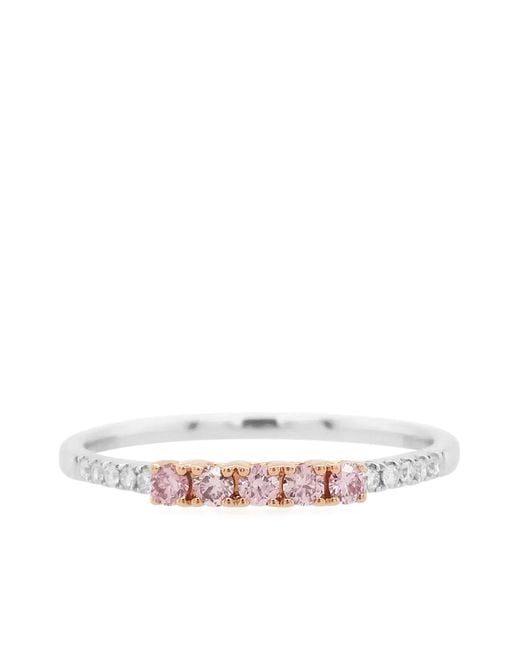 HYT Jewelry White 18K Diamond Band Ring
