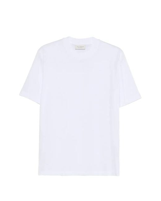 Yes London White Crew-Neck T-Shirt for men