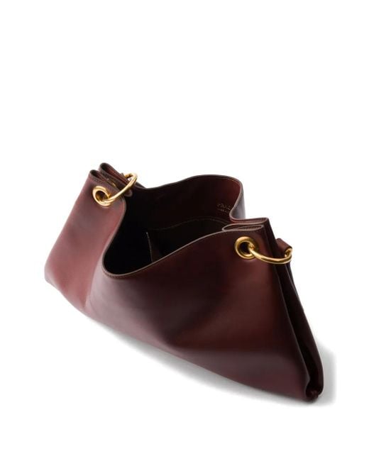 Prada Purple Large Etude Shoulder Bag