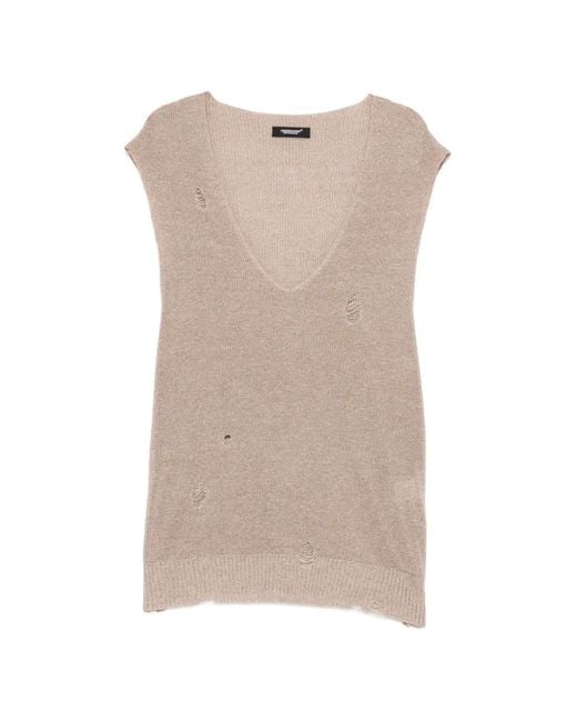 Undercover Natural Knitted Vest for men
