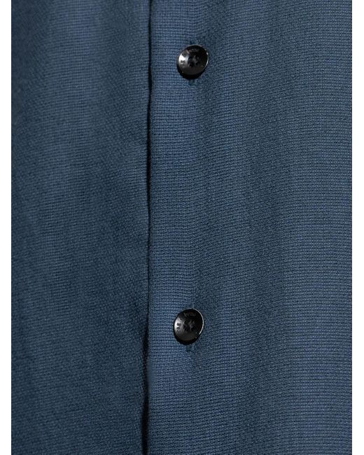 Rag & Bone Blue Textured Button-Up Shirt for men