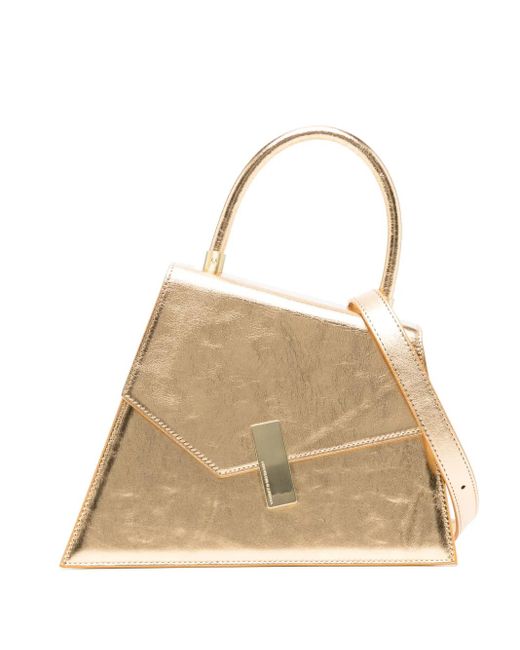 Tammy & Benjamin Natural Cubist Crossbody Bag