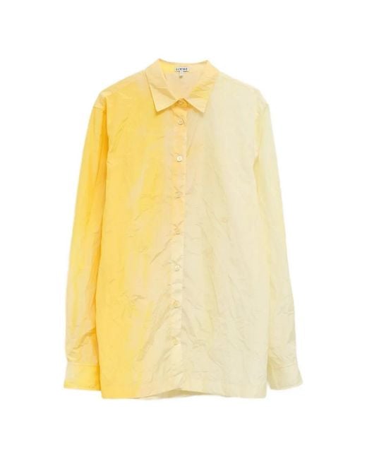 Loewe Yellow Buttoned Shirt