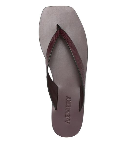 A.Emery Red Kinto Sandals