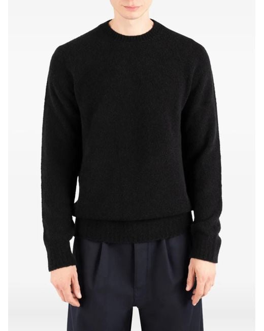 Societe Anonyme Black Jake Embroidered Jumper for men