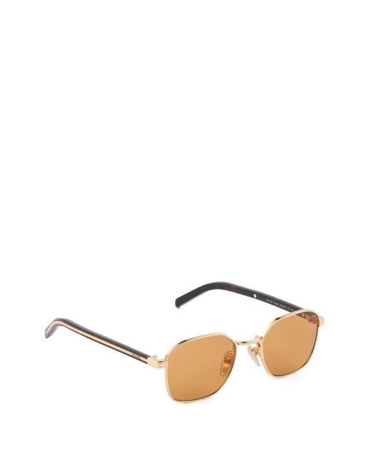 Prada Natural Square-Frame Sunglasses for men