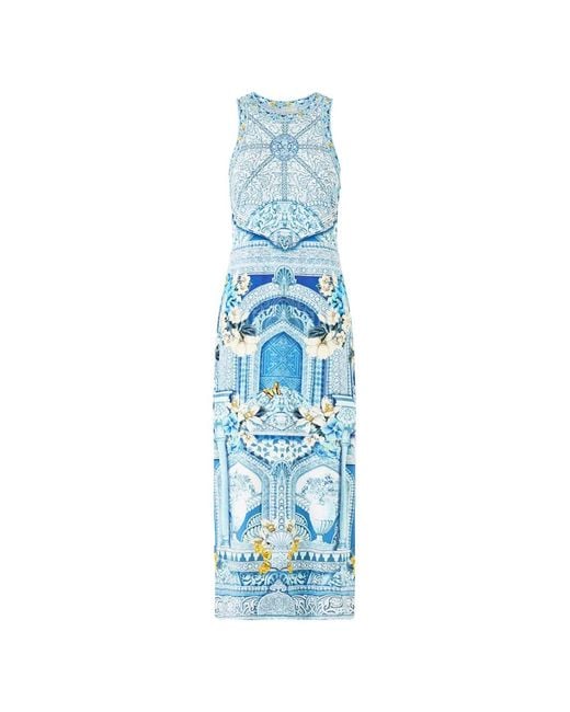 Camilla Blue De Nada Granada Midi Dress