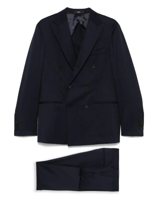 Traje con doble botonadura SAPIO de hombre de color Blue