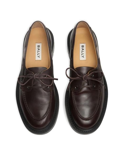 Bally Lug Sole Derby Bally Lug-Sole Derby Shoes - Brown | Editorialist main image 3