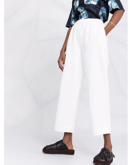 Proenza Schouler White Straight-Leg Track Pants