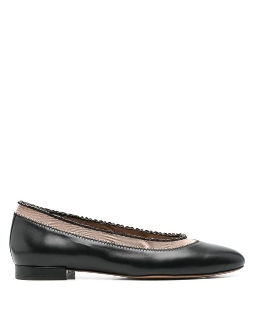 Ulla Johnson Black Elise Ballerina Shoes