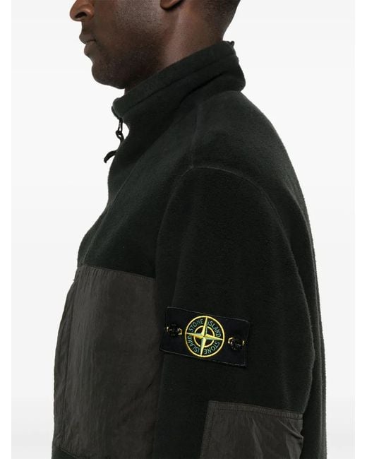 Stone Island Black Fleece Jacket for men