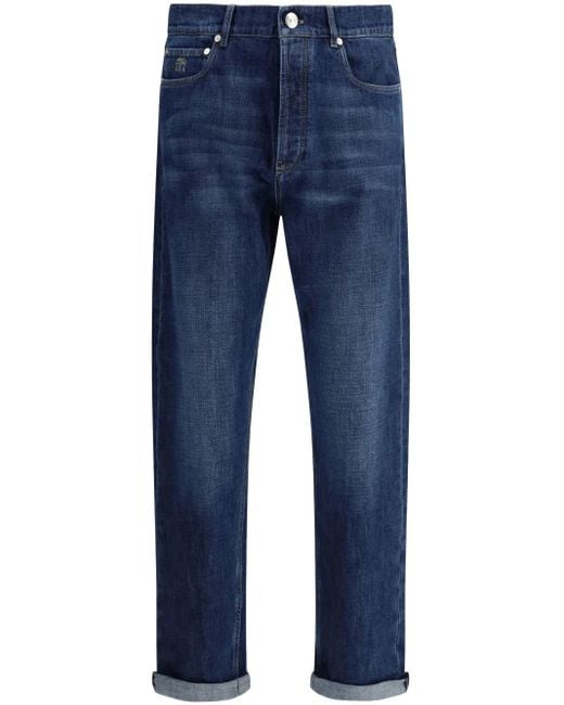 Jean À Poches Multiples Brunello Cucinelli pour homme en coloris Blue