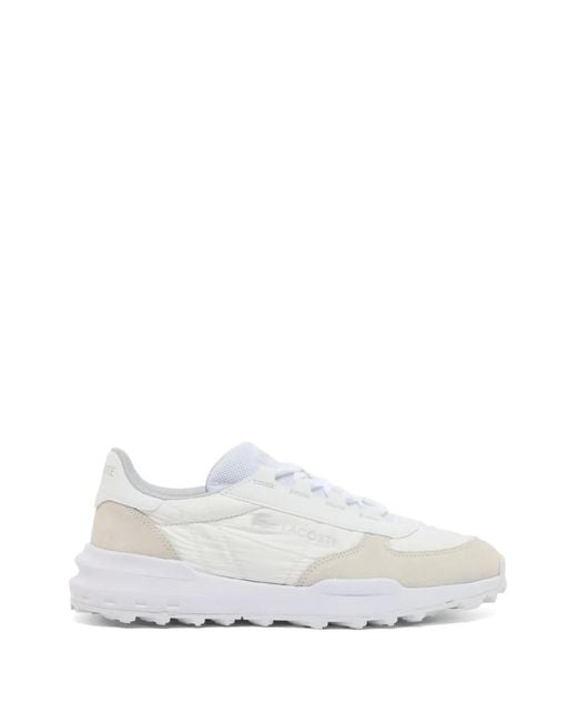 Lacoste White Elite Active Evo Low-Top Sneakers for men