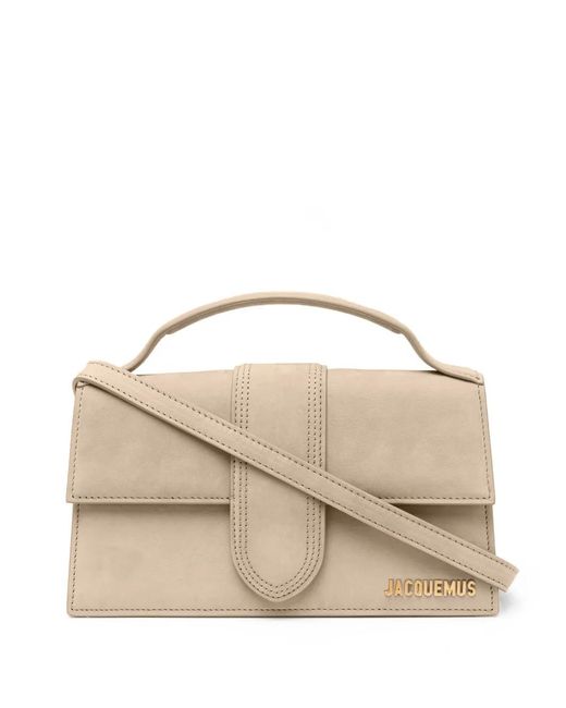 Jacquemus Natural Shoulder Bag With Logo