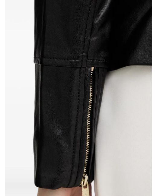 Guess Black Woven-Panel Jacket
