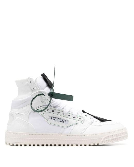 Off-White c/o Virgil Abloh 3.0 Off Court Leather Sneakers in White for Men
