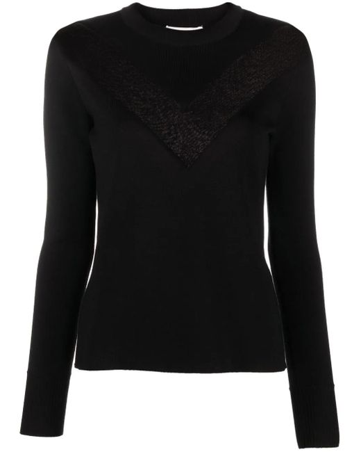 Alexander McQueen Trui Met Ronde Hals in het Black