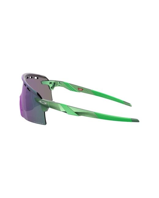 Oakley Green Encoder Strike Vented Oversize-Frame Sunglasses