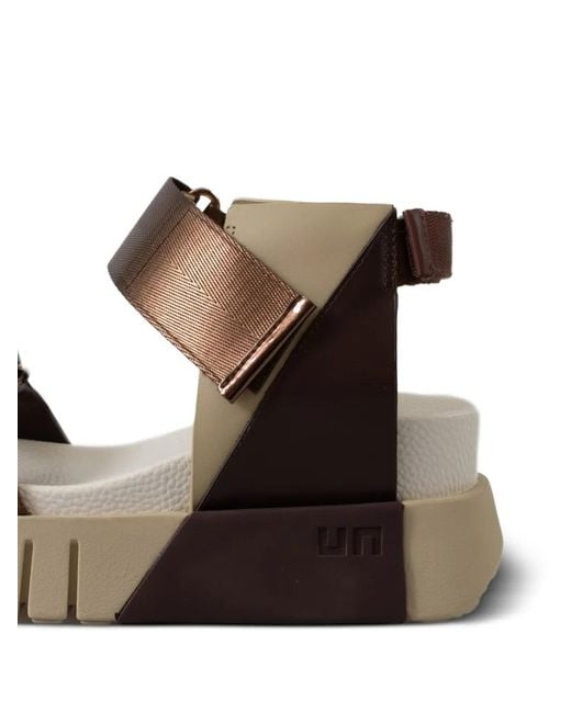 United Nude Brown Delta Run Platform Sandals