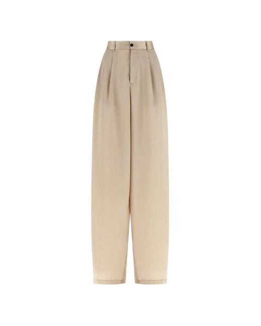 Jejia Natural Pantalon À Effet Froissé Et Passepoil