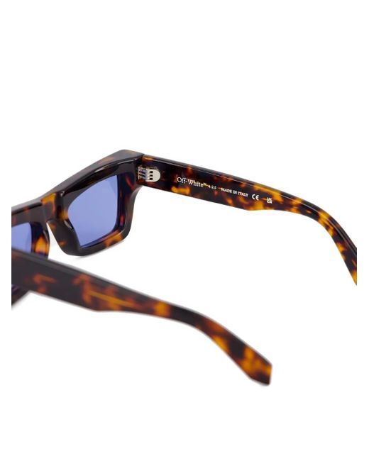 Off-White c/o Virgil Abloh Blue Charleston Geometric Sunglasses for men