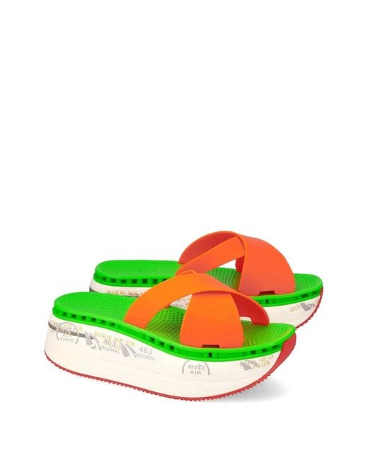 Premiata Green Claquettes Moura