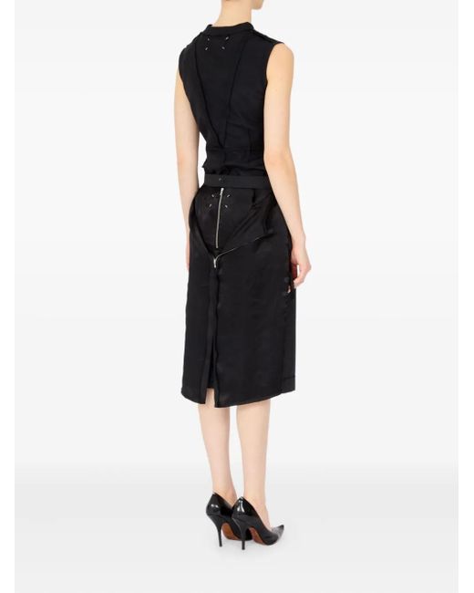 Maison Margiela Gray Midi Skirt