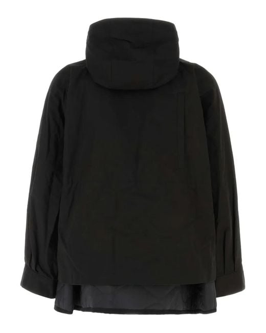Sacai Black Ripstop Jacket for men