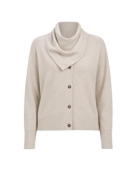 LeKasha White Lyss Knitted Cardigan