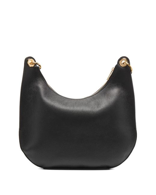 Lancel Black Croisette Chain-Strap Shoulder Bag