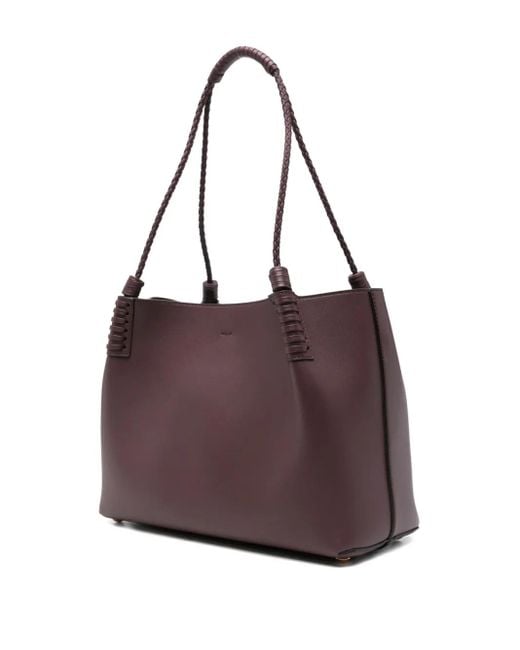 Etro Purple Small Libra Leather Shoulder Bag