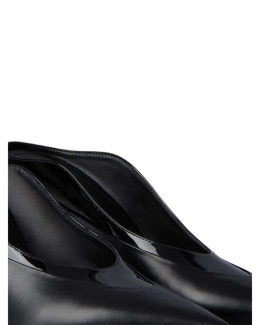 Givenchy Black Pointed-Toe Panelled Mules