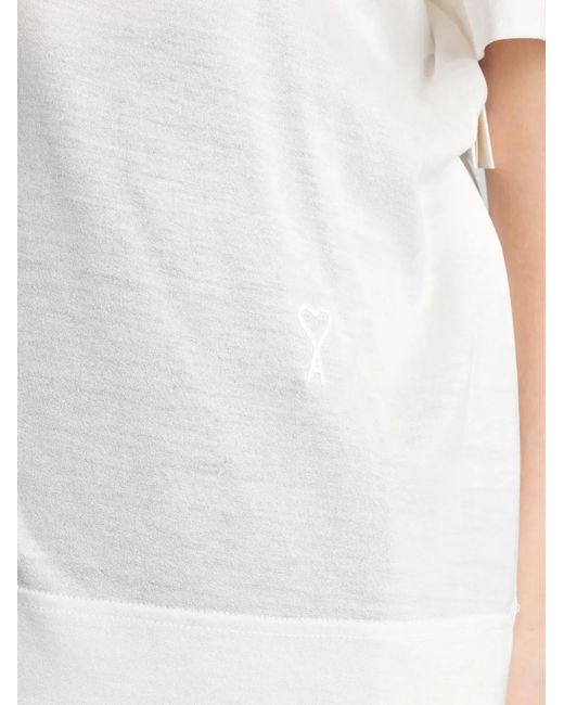 AMI White Ami De Coeur Polo Shirt
