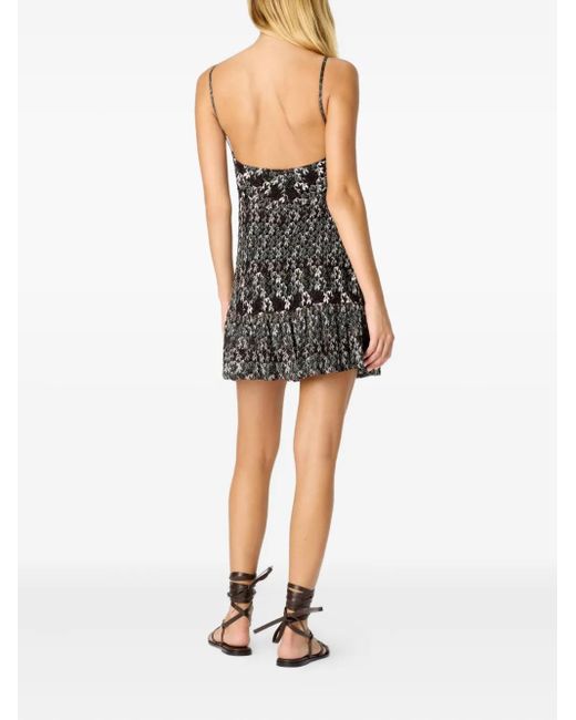 Missoni Black Abstract-Print Mini Dress