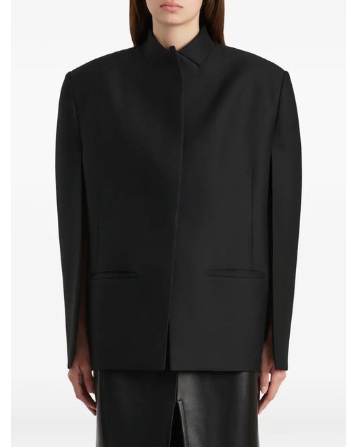 Khaite Black Long-Sleeve Jacket