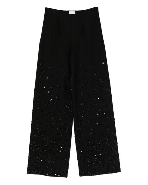 Pantalones con lentejuelas Seductive de color Black