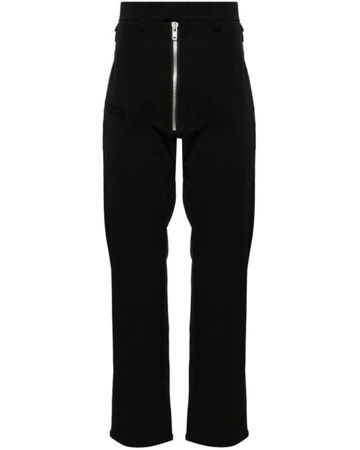 Acronym Black Mid-rise Tapered-leg Trousers for men