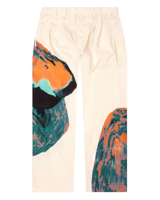 メンズ Homme Plissé Issey Miyake Agate ジップ パンツ ナチュラル | Lyst