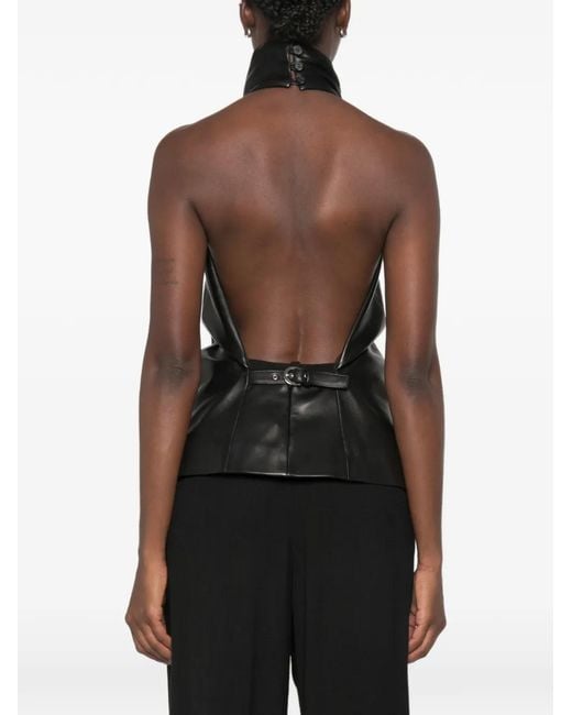 Khaite Black Rone Top