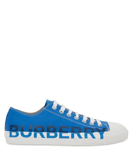 blue burberry sneakers