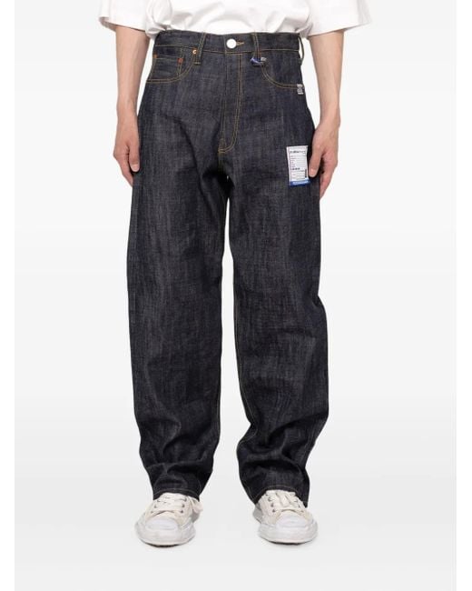 in・stru(men-tal) Blue Selvedge Straight Jeans for men
