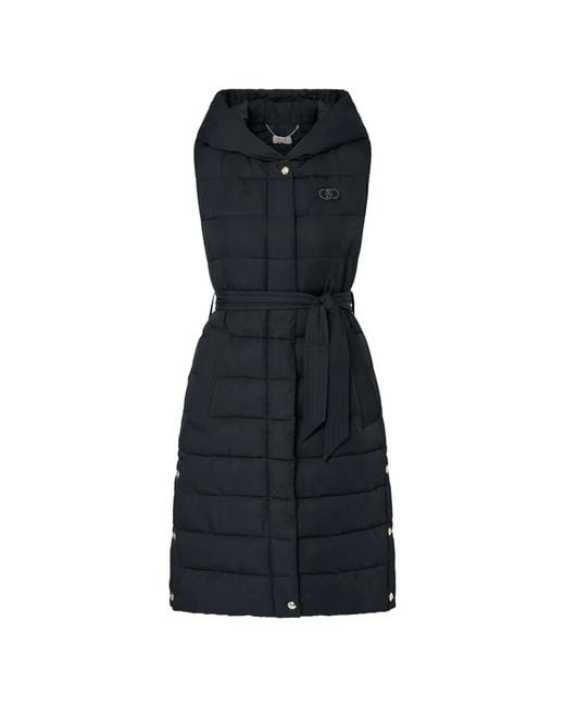 Liu Jo Black Long Gilet